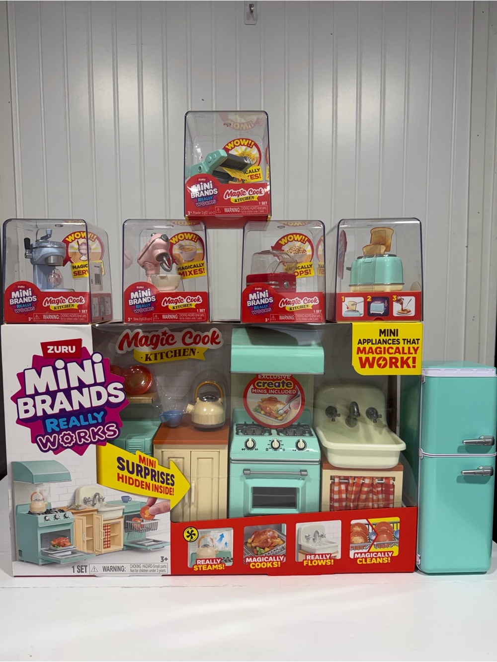 Zuru Mini Brands Kitchen Magic Cook Really Works Miniature Bundle With 6 More